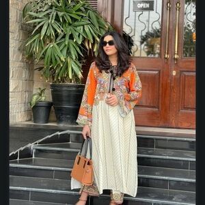 Pakistani designer Elegant Lawn Co Ord Set